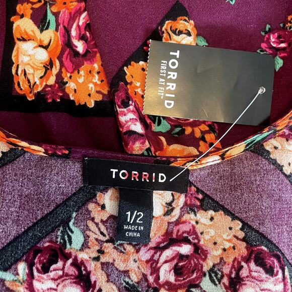 Torrid Floral Kimono/Duster NWT SZ 1X - Picture 8 of 9